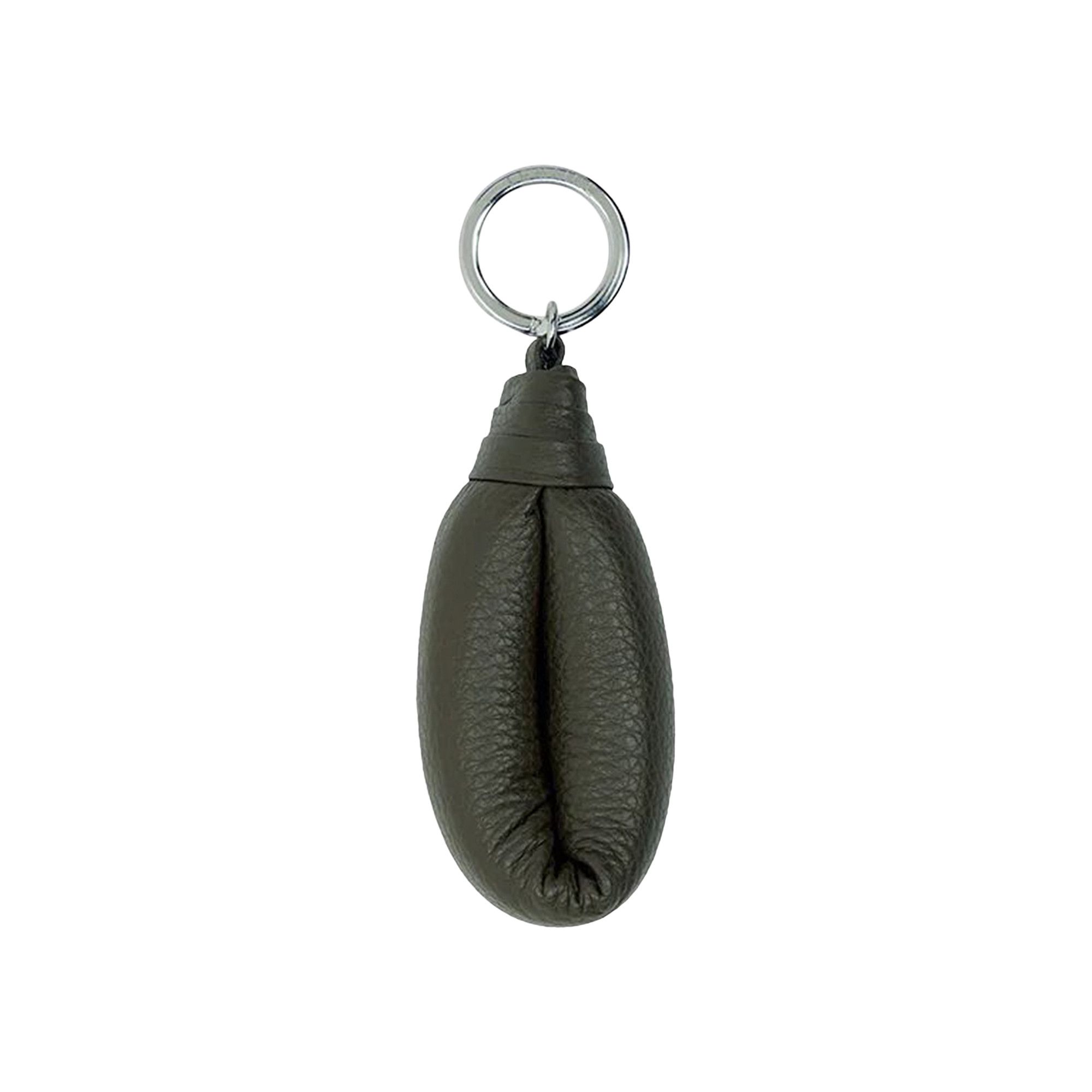 LEMAIRE 〈WADDED KEY HOLDER〉 Wadded Key Holder in Dark Chocolate