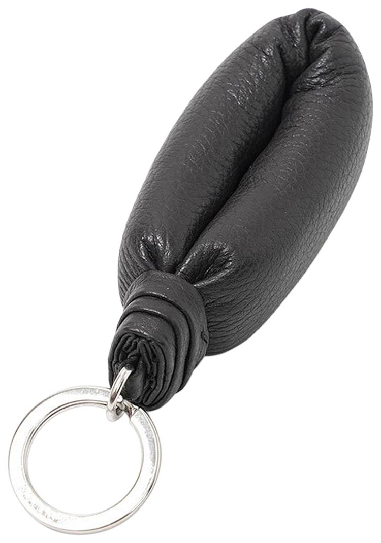 Lemaire Wadded Key Holder Dark Chocolate