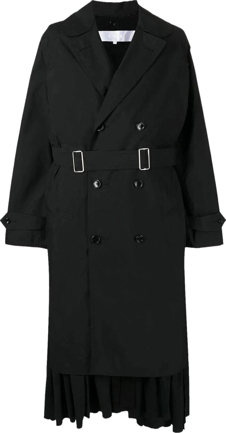 Tao Comme des Garçons Reversible Ruffle Coat 'Black'