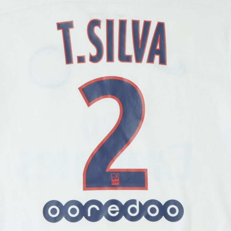 Pre Owned Paris Saint Germain T Silva 2 Away Stadium Jersey White