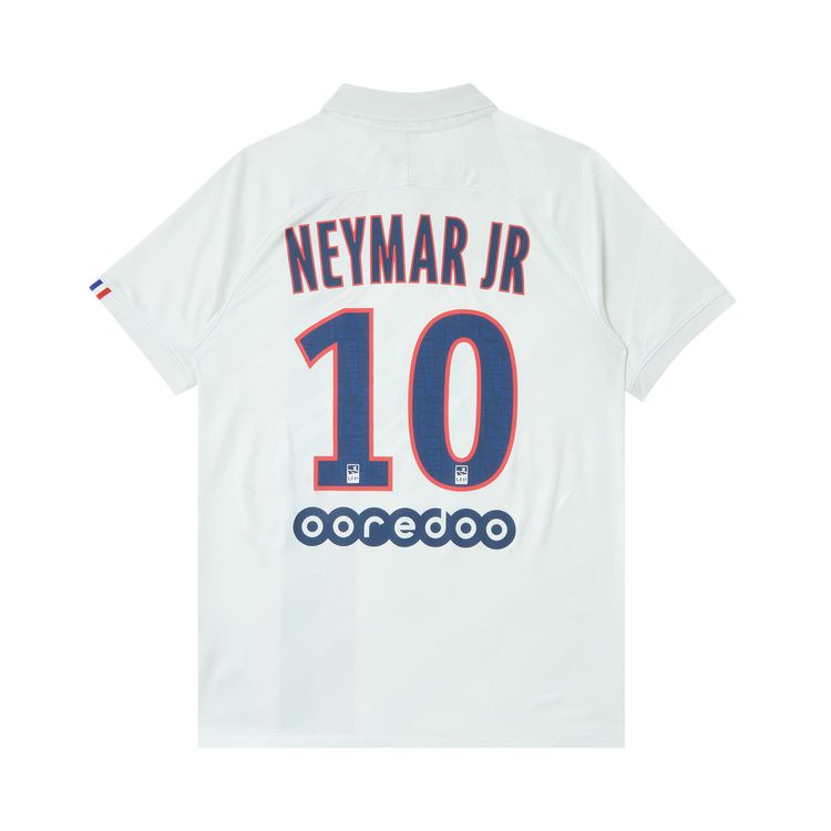 Pre Owned Paris Saint Germain Neymar Jr 10 Third Stadium Jersey White