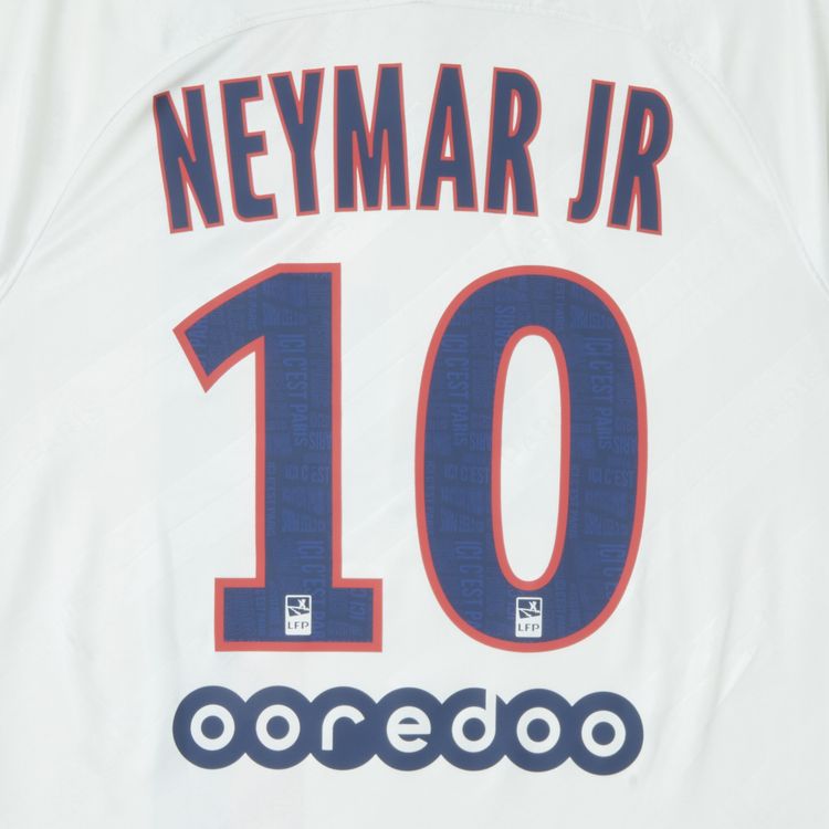 Pre Owned Paris Saint Germain Neymar Jr 10 Third Stadium Jersey White
