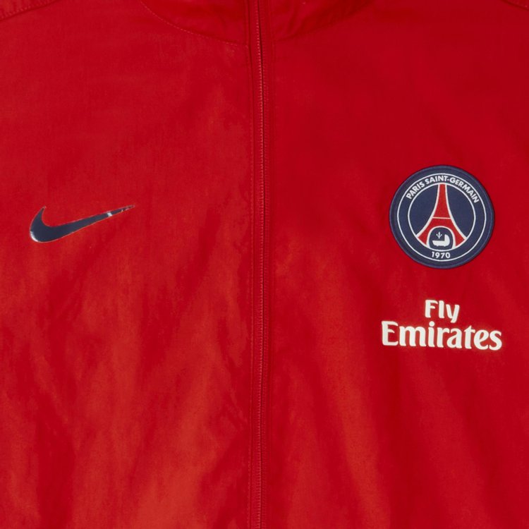 Vintage Paris Saint Germain Away Stadium Jacket Red