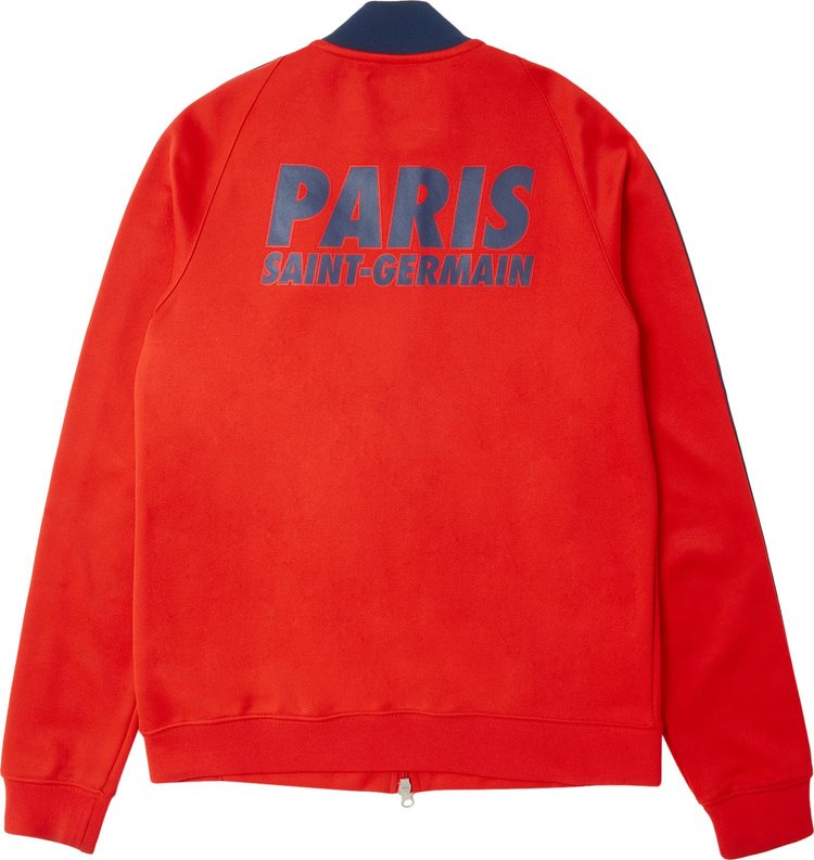 Pre Owned Paris Saint Germain Away Stadium Jacket Red