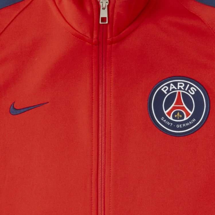 Pre Owned Paris Saint Germain Away Stadium Jacket Red