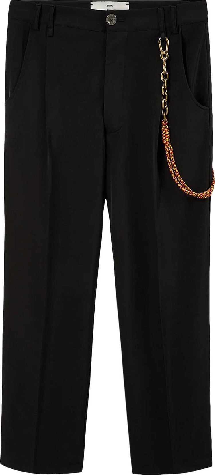 Song for the Mute Loose Pleated Pants 'Black'