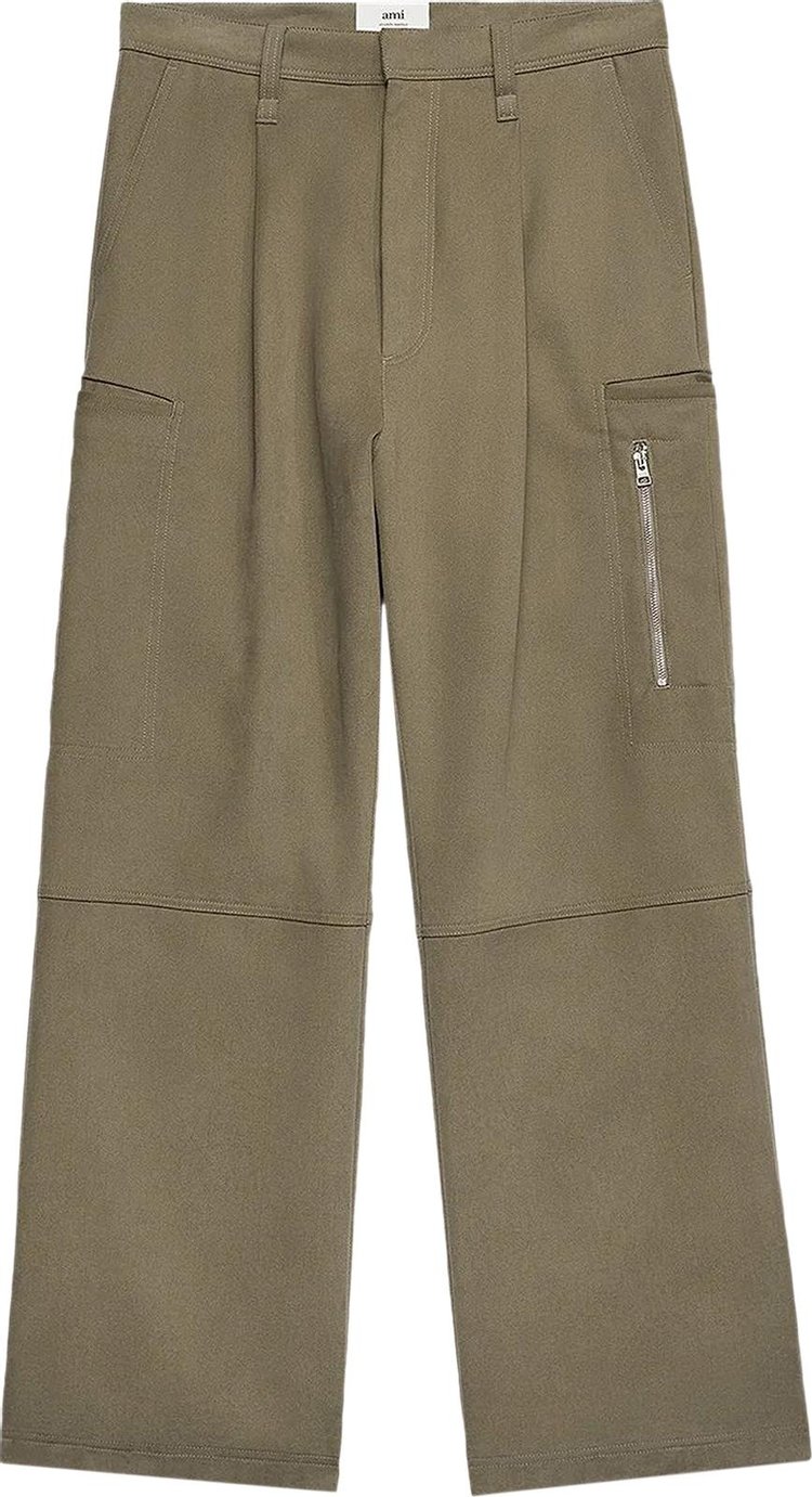 Ami Cargo Pants Taupe