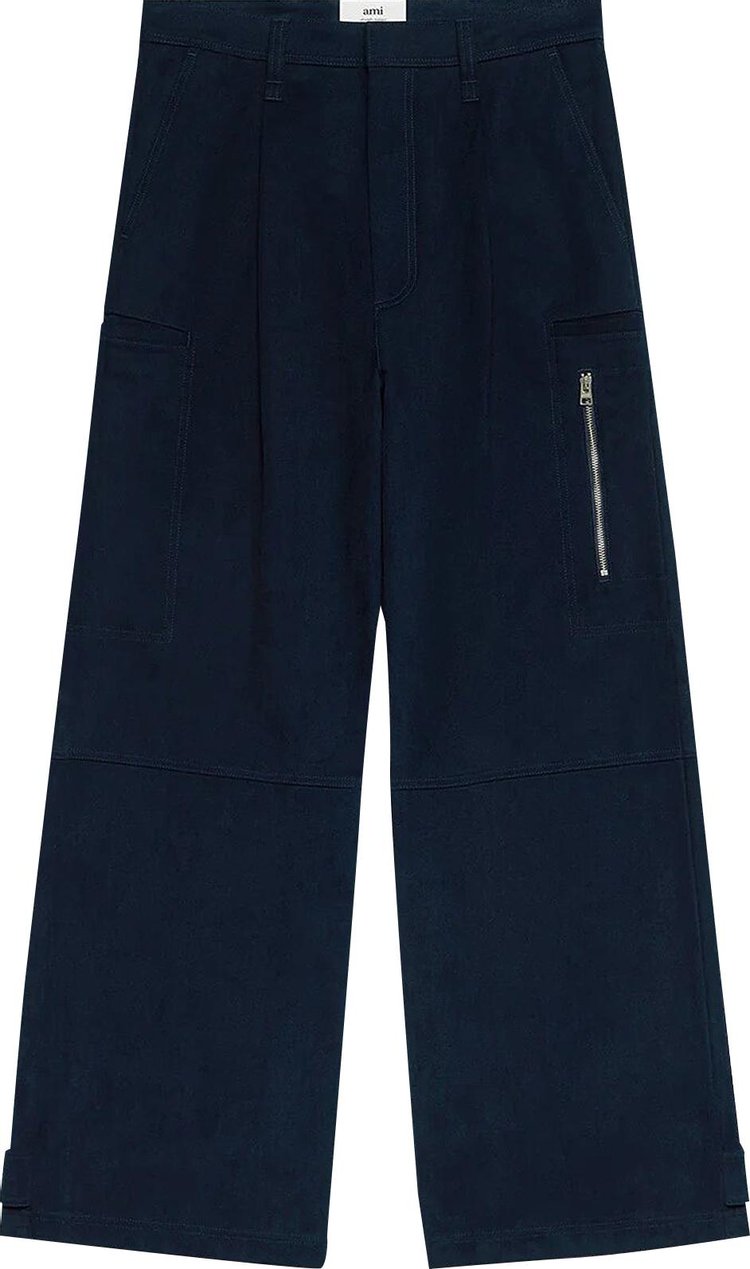 Ami Cargo Pants Night Blue