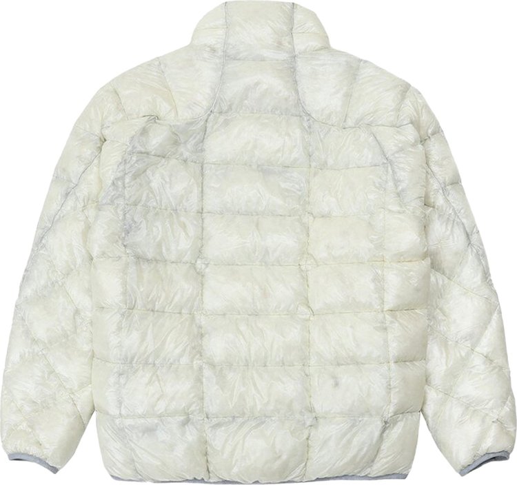 And Wander Diamond Stitch Down Jacket Off White