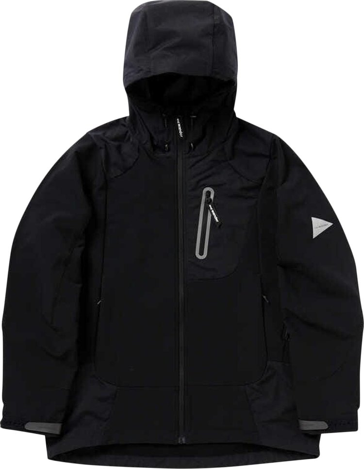 And Wander Stretch Shell Jacket 'Black'