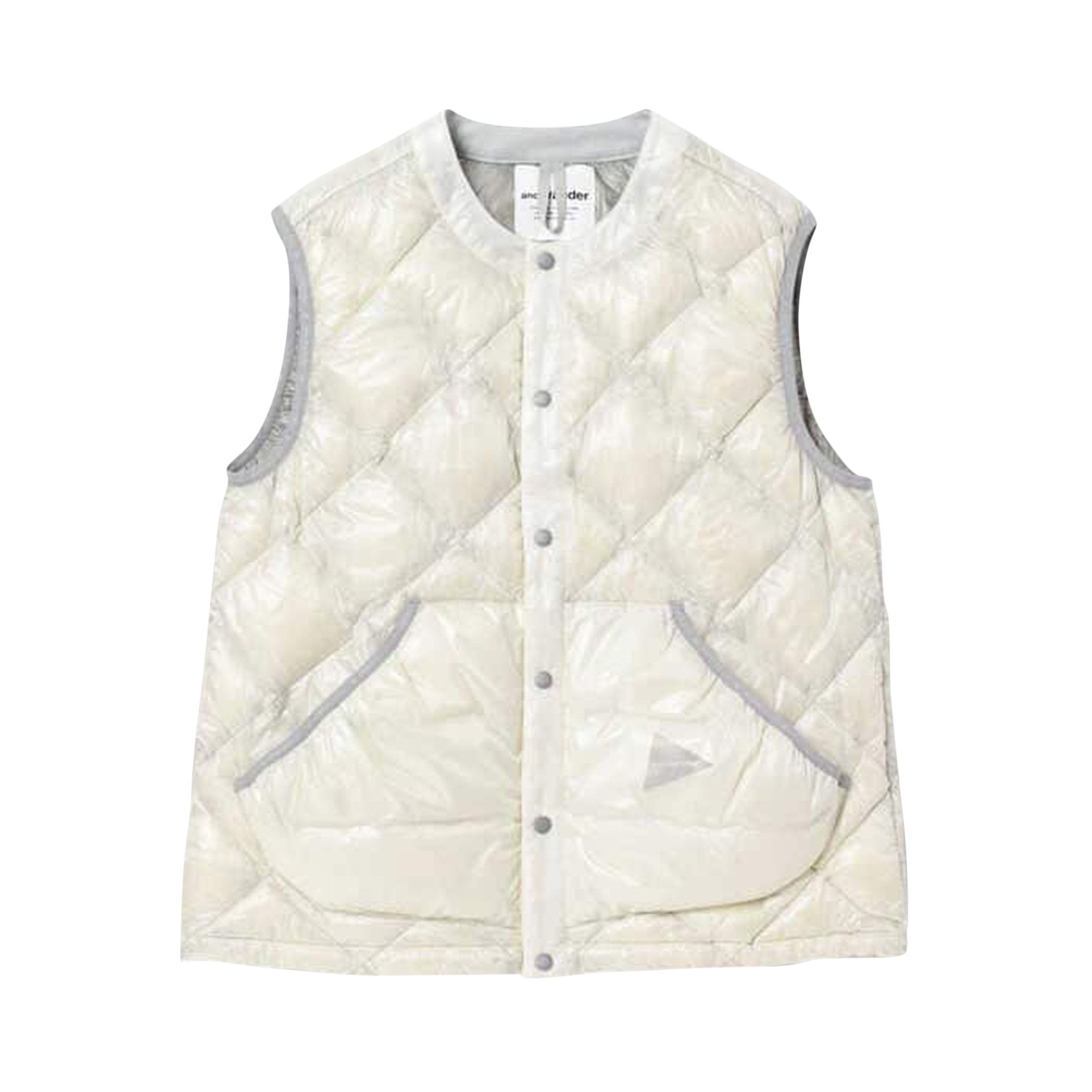 新品 andwander diamond stitch down vest／L And Wander Diamond Stitch Down Vest Green | eBay