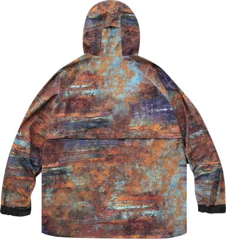 And Wander Pertexprinted Rain Jacket Multicolor