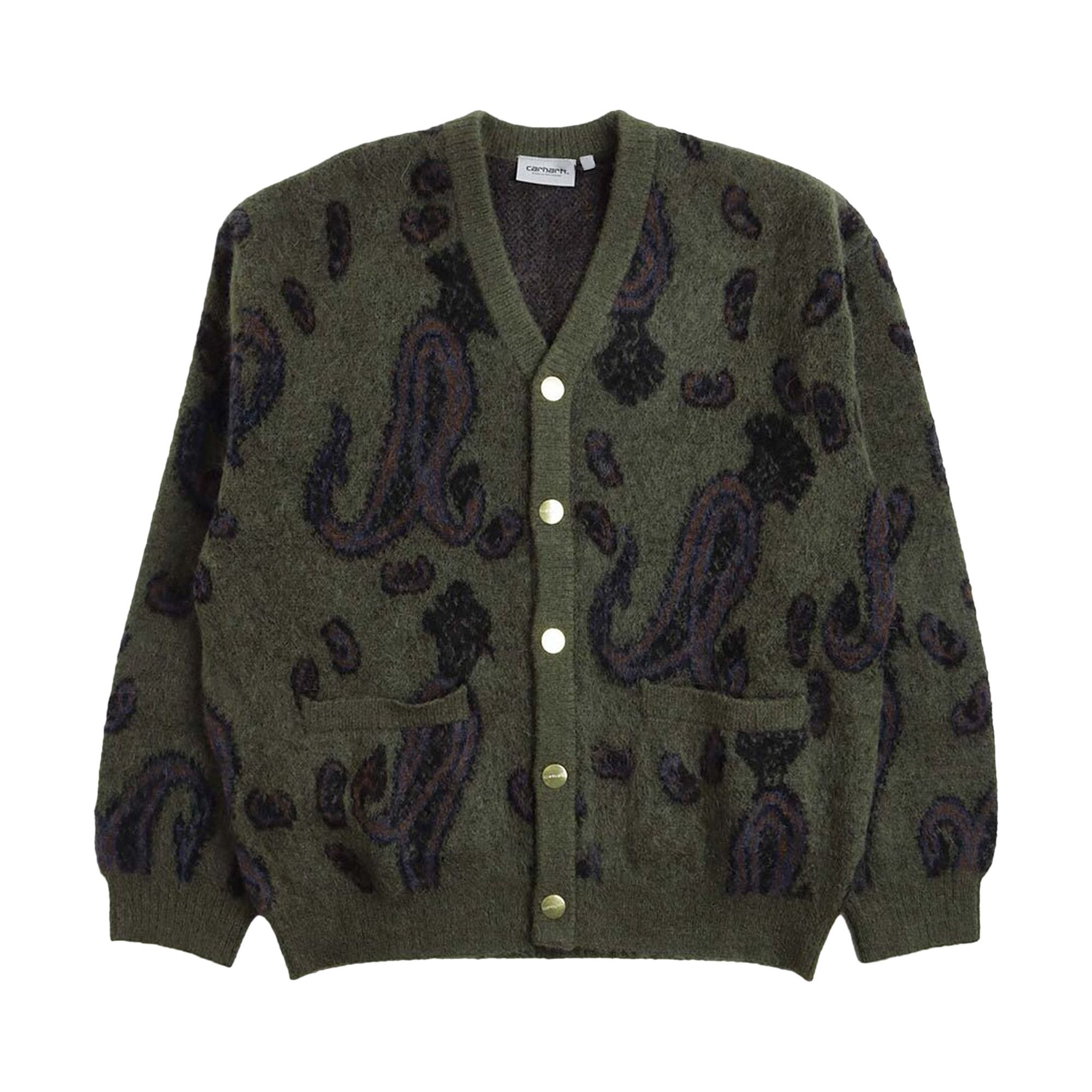 Buy Carhartt WIP Medford Cardigan 'Paisley Jacquard/Plant