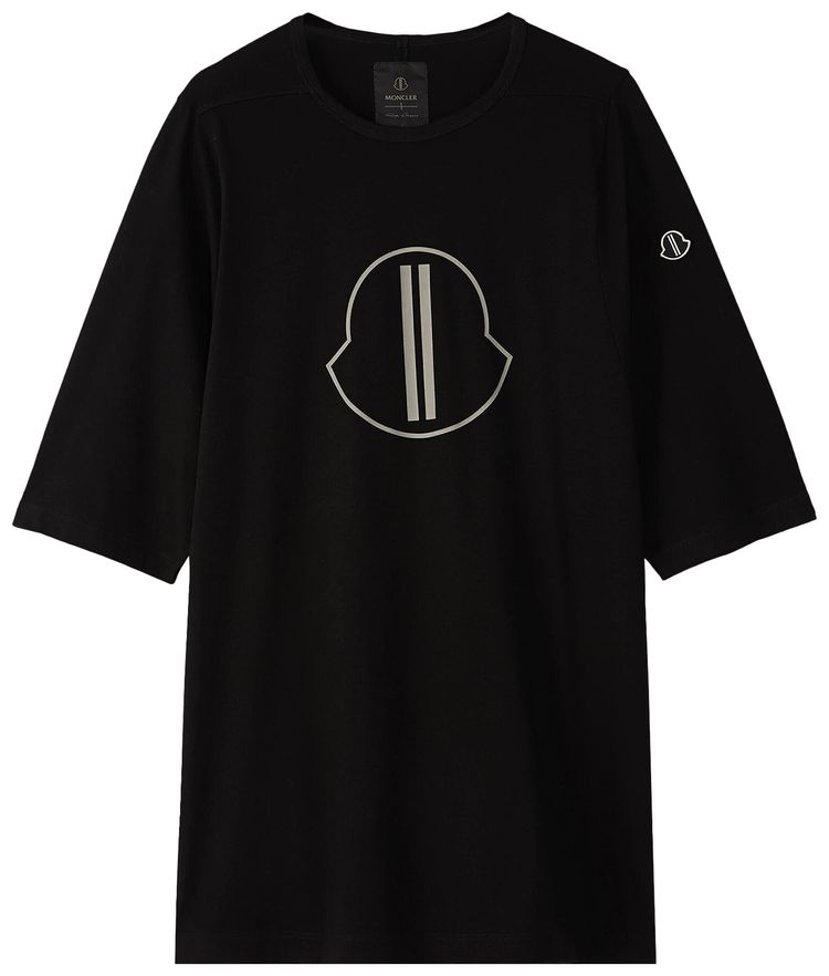 Rick Owens x Moncler Short Sleeve Level T Shirt Black