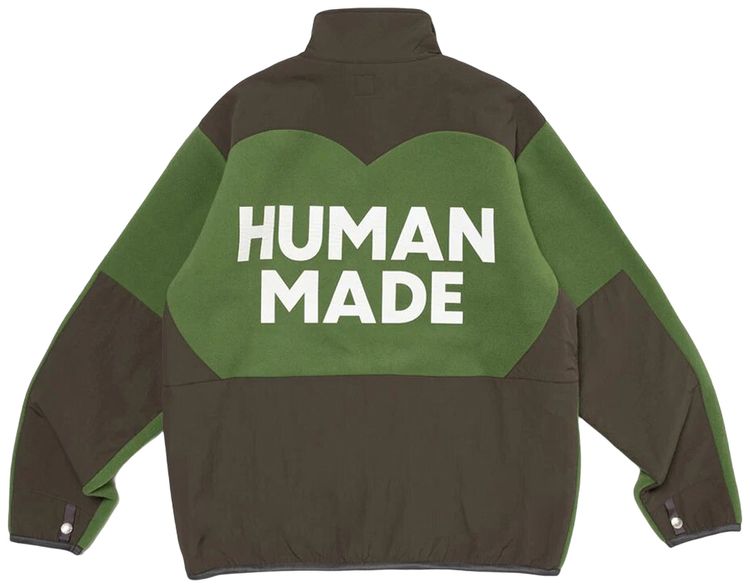 Human Made Fleece Jacket Green