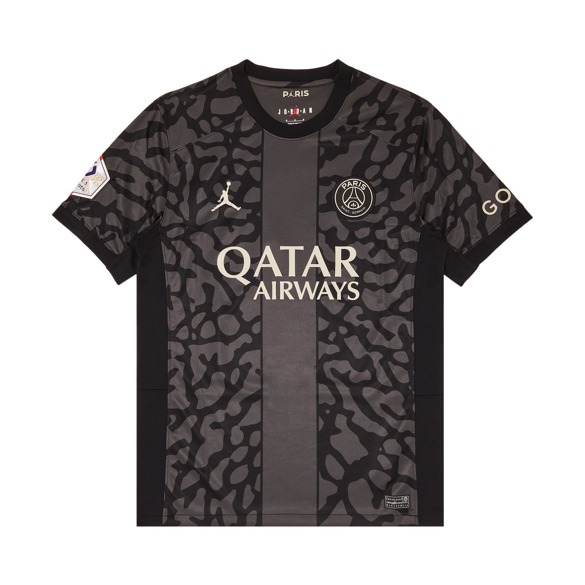 Black psg jersey jordan best sale