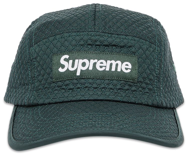 Supreme Micro Quilted Camp Cap Pine