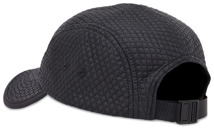 Supreme Micro Quilted Camp Cap Black