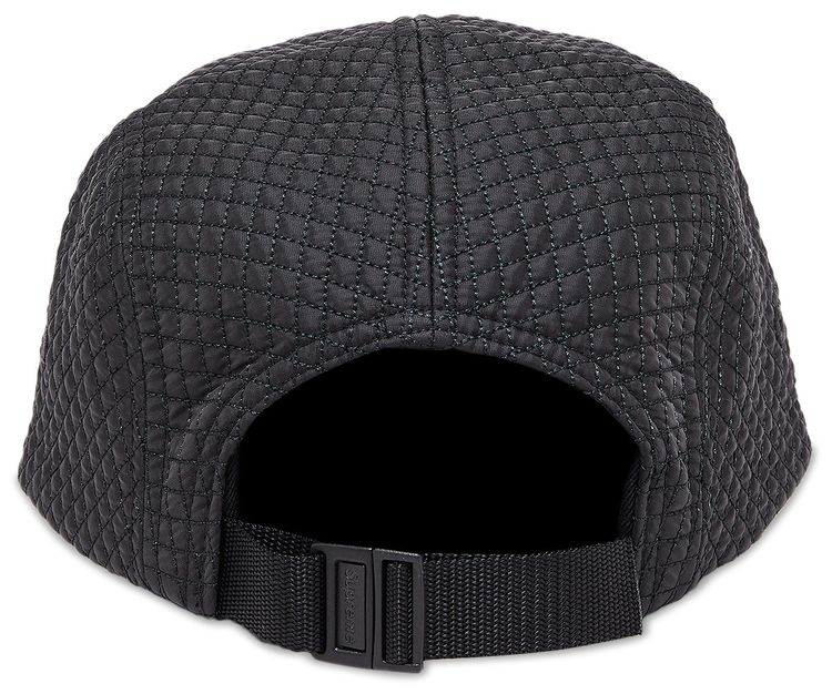 Supreme Micro Quilted Camp Cap Black