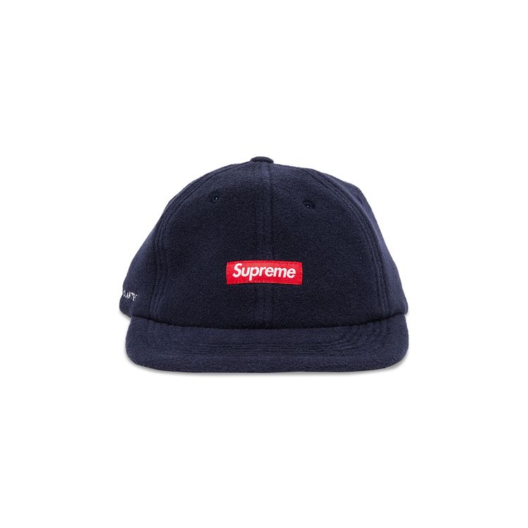 Supreme Polartec Small Box 6 Panel Navy
