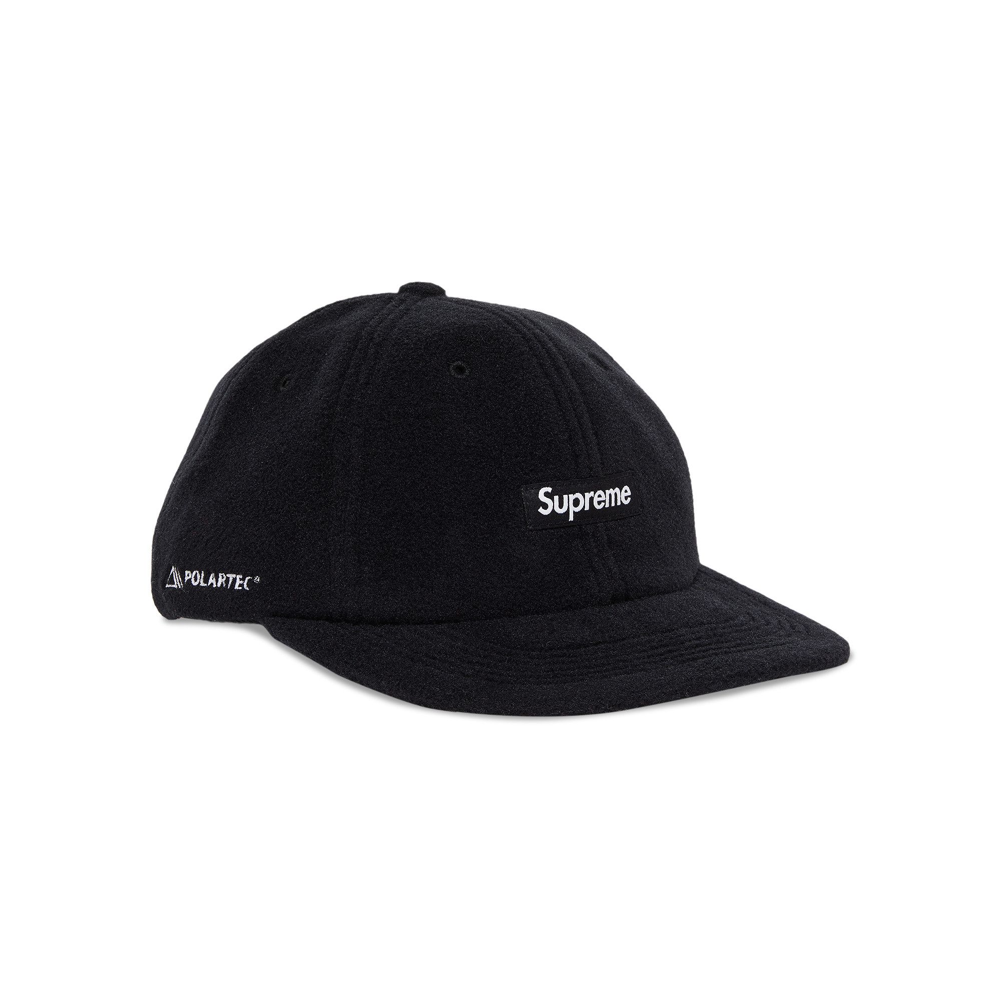 Buy Supreme Polartec Small Box 6-Panel 'Black' - FW23H156 BLACK | GOAT UK