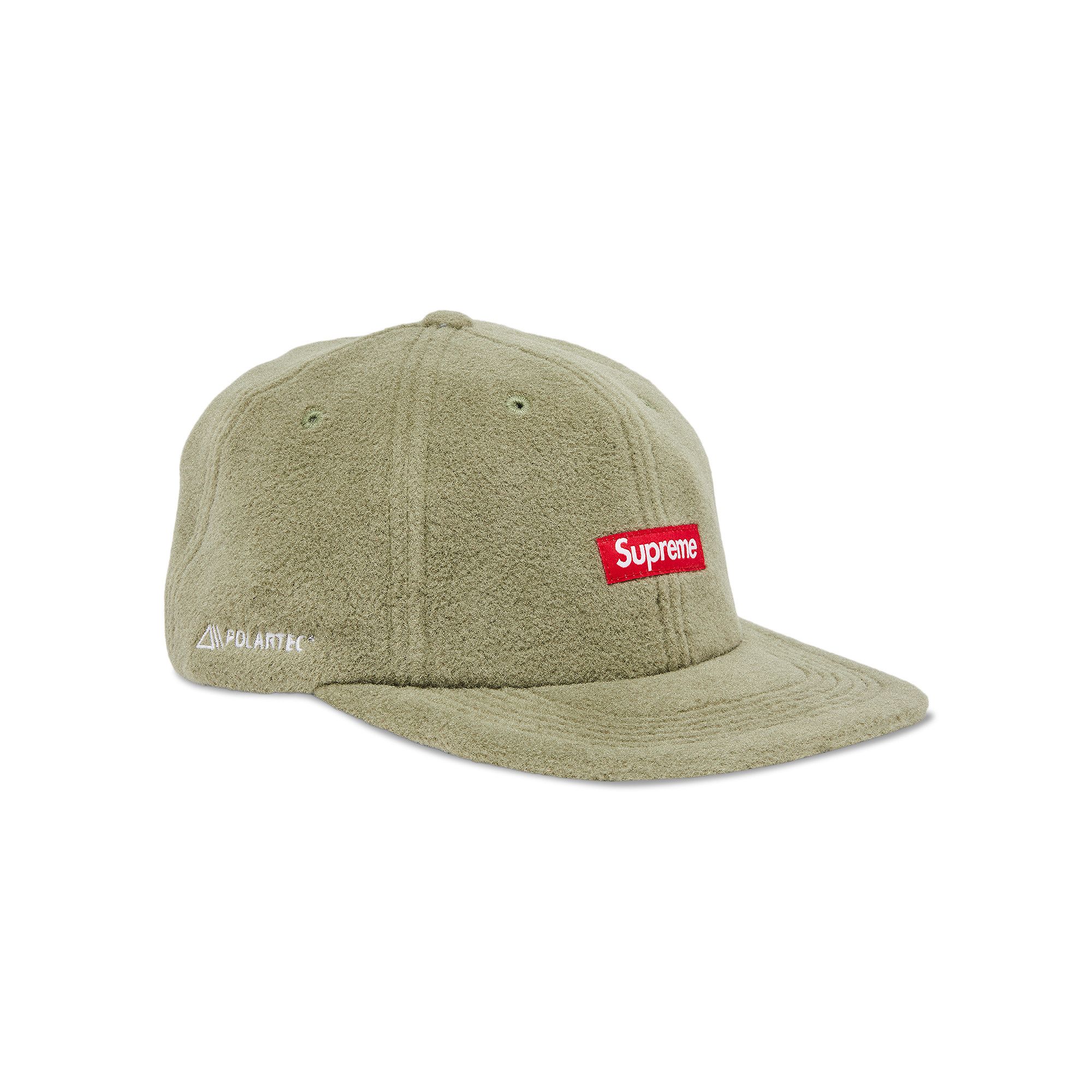 Buy Supreme Polartec Small Box 6-Panel 'Olive' - FW23H156