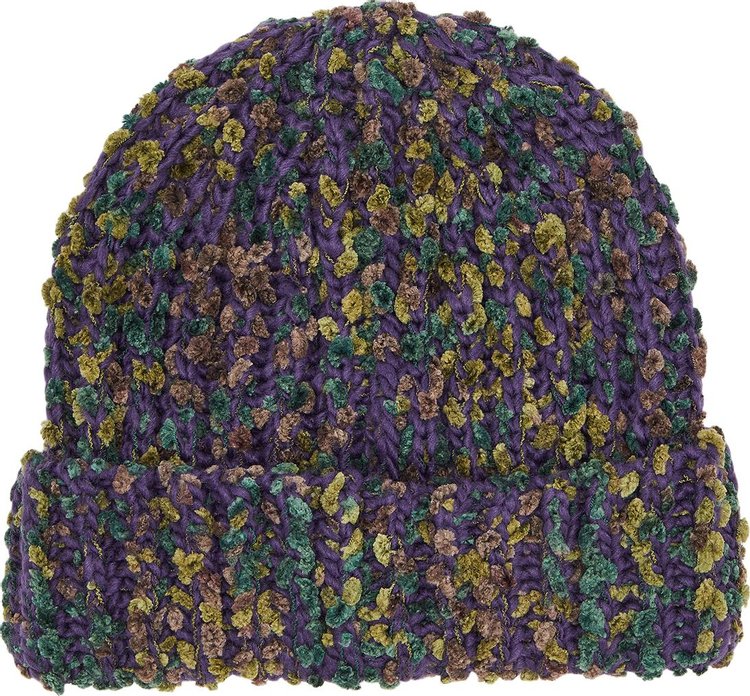 Supreme Chenille Beanie Dark Purple