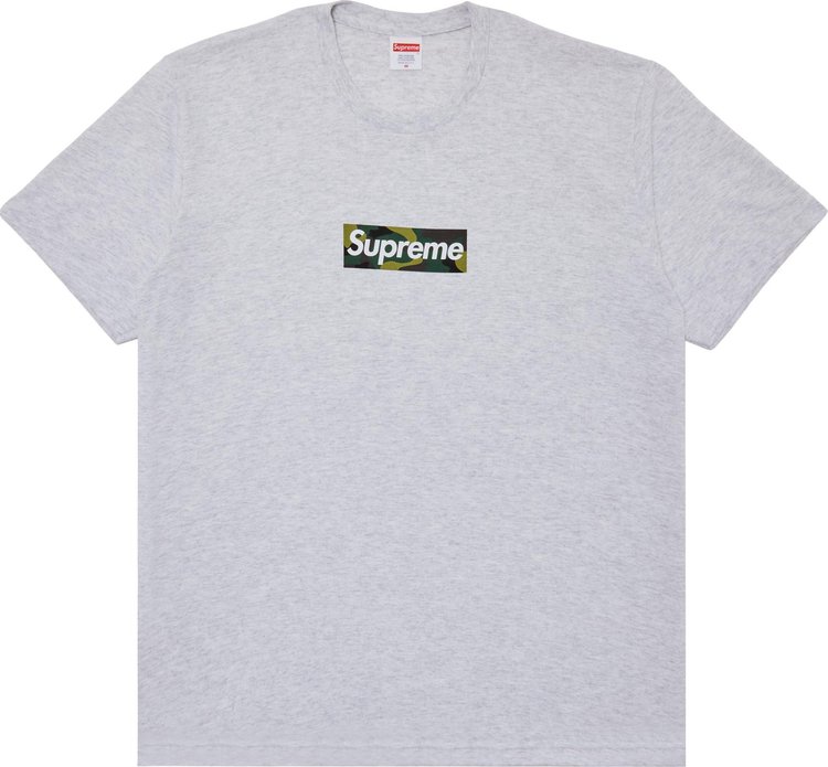 Supreme Box Logo Tee Ash Grey