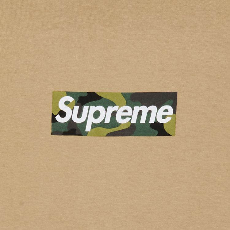 Supreme Box Logo Tee Khaki