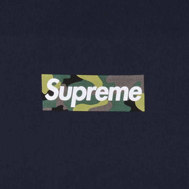 Supreme Box Logo Tee Navy