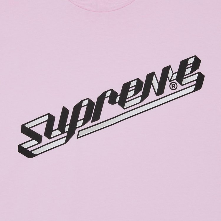 Supreme Banner Tee Light Pink