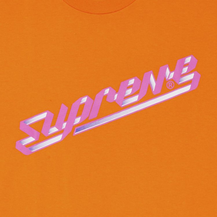 Supreme Banner Tee Orange