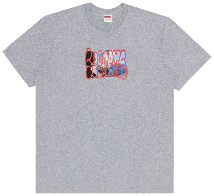 Supreme Payment Tee Heather Grey