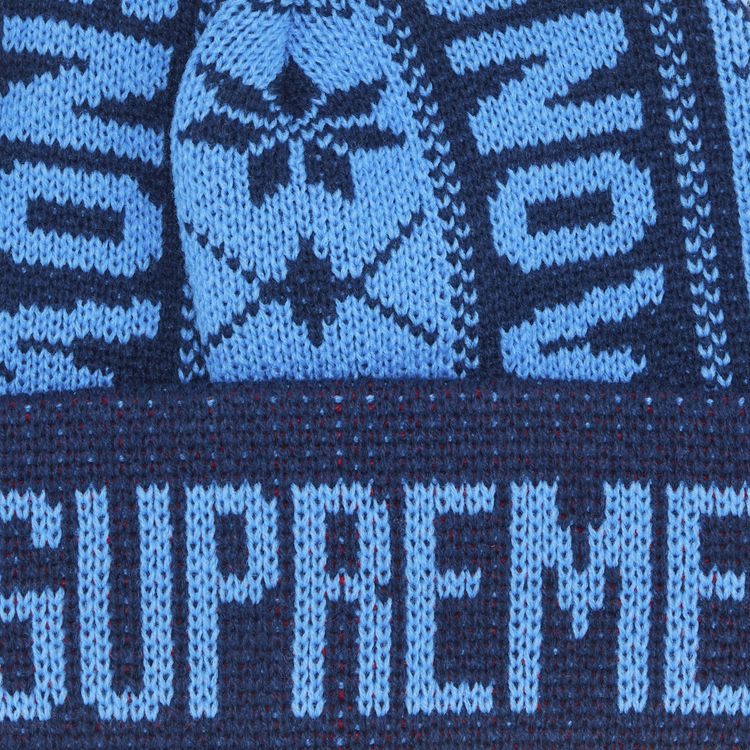 Supreme Snow Beanie Navy