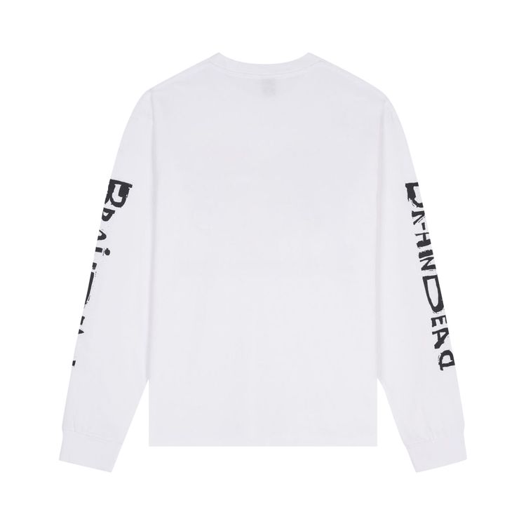 Brain Dead Conscious Control Long Sleeve T Shirt White
