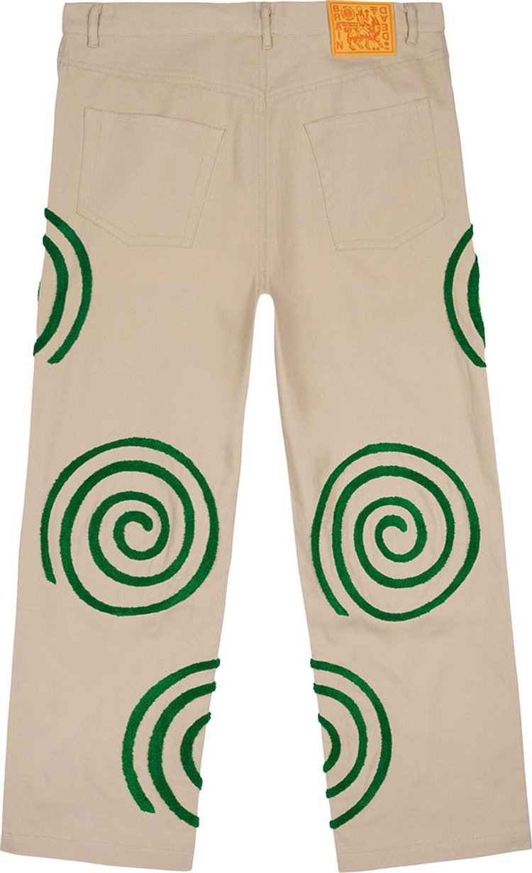 Brain Dead Swirls Twill Pant Khaki