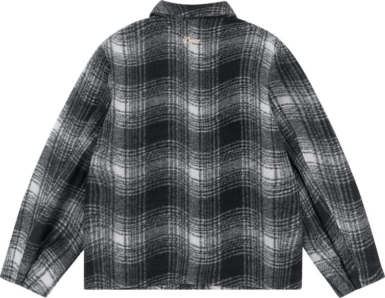 Dime Wave Plaid Jacket Charcoal