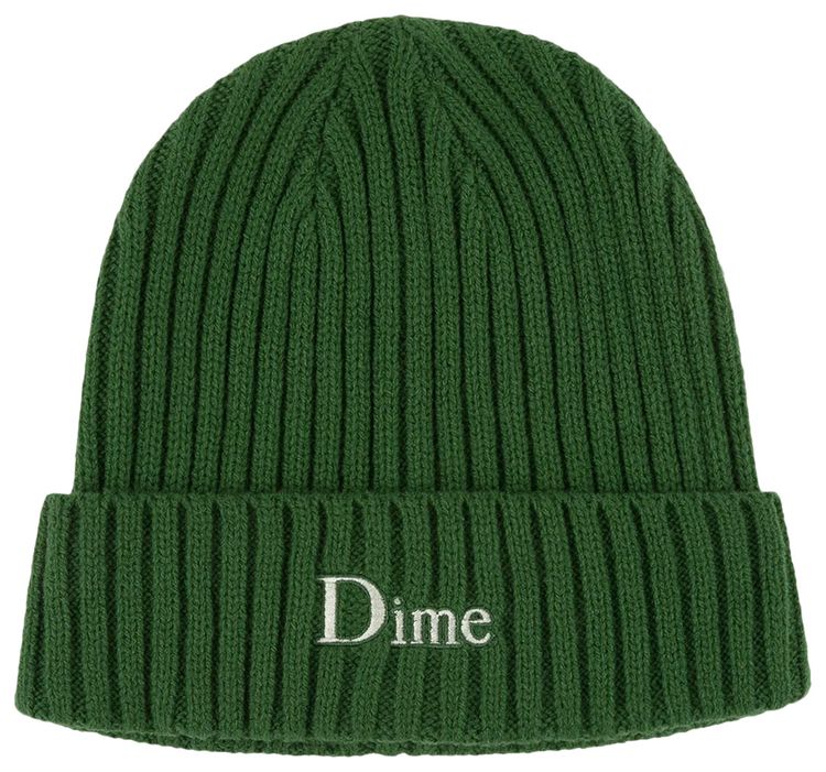 Dime Classic Fold Beanie Ivy Green