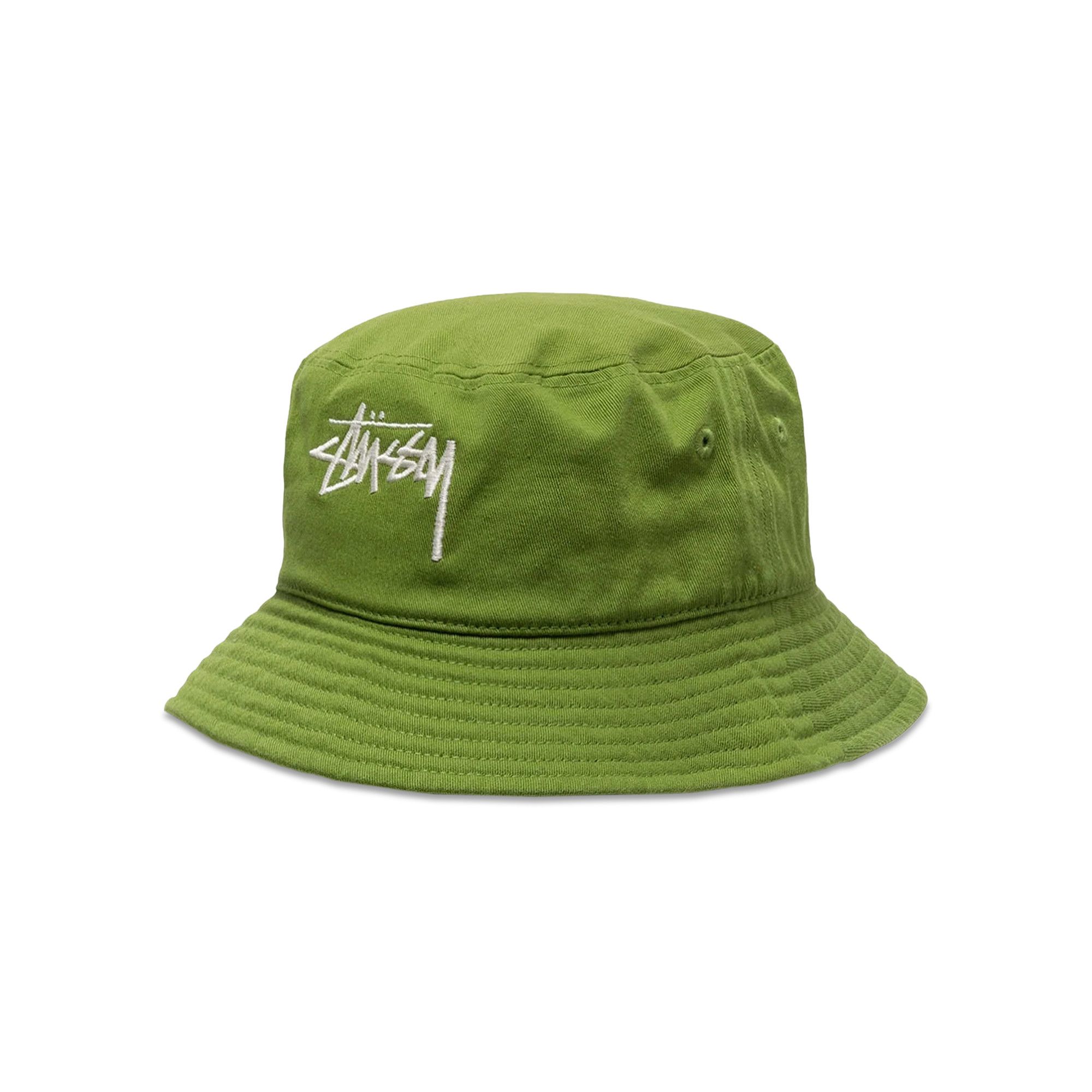 Buy Stussy Big Stock Bucket Hat 'Grass' - 1321182 GRAS | GOAT