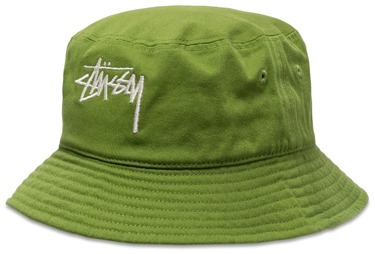 Stussy Big Stock Bucket Hat Grass