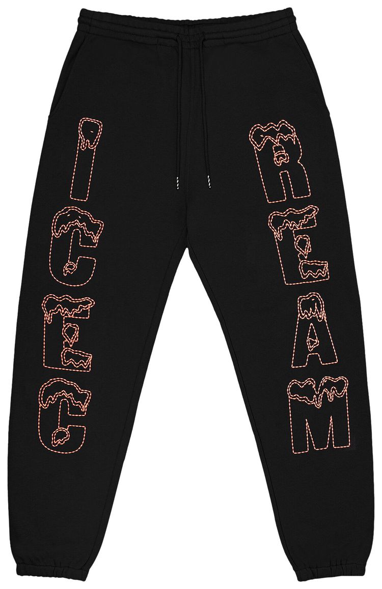 Icecream Snow Tops Sweatpants Black