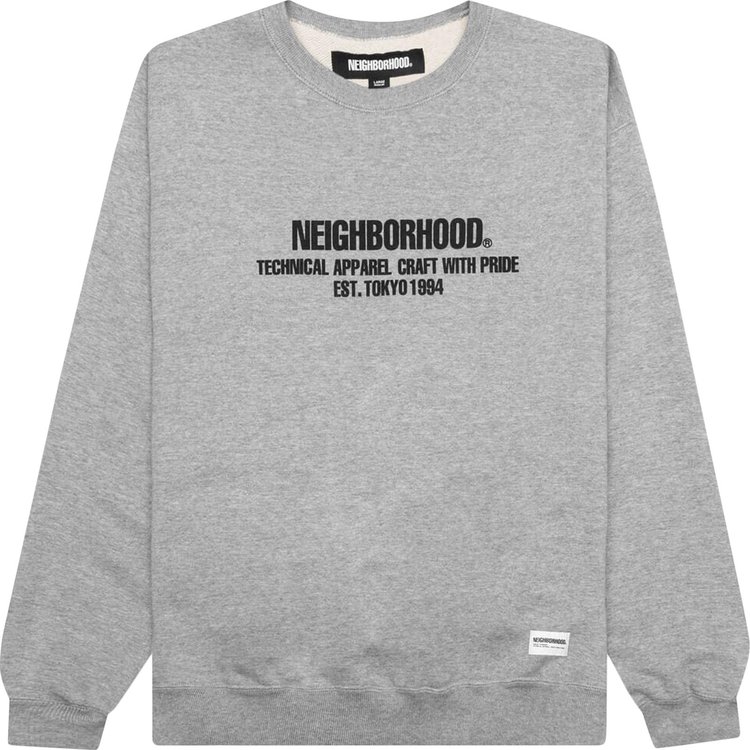 Neighborhood Classic Crew Sweater 'Grey'