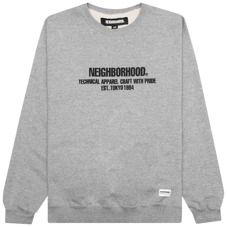 Neighborhood Classic Crew Sweater Grey