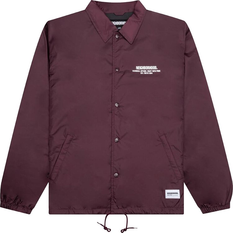 Neighborhood Windbreaker Jacket Burgundy