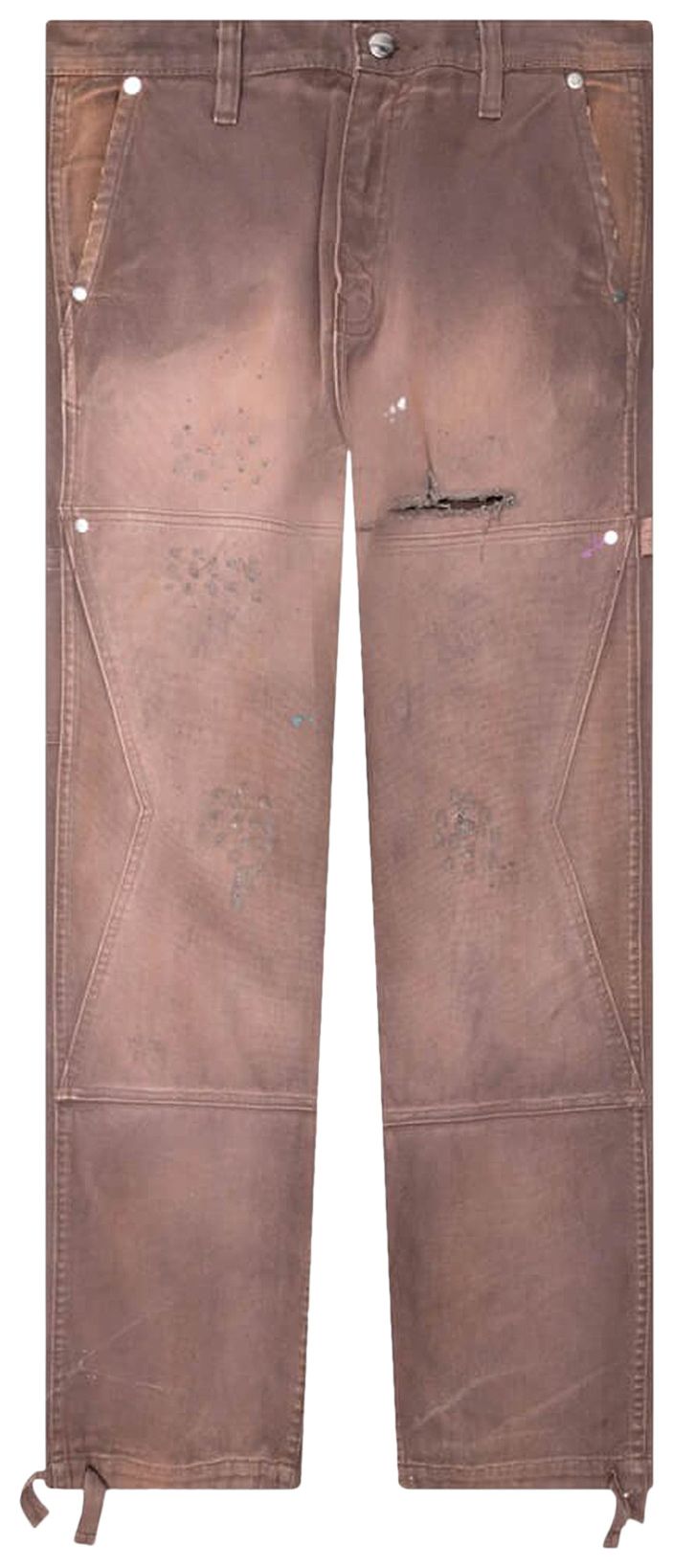 Rhude Reza Denim Double Knee Pant Espresso