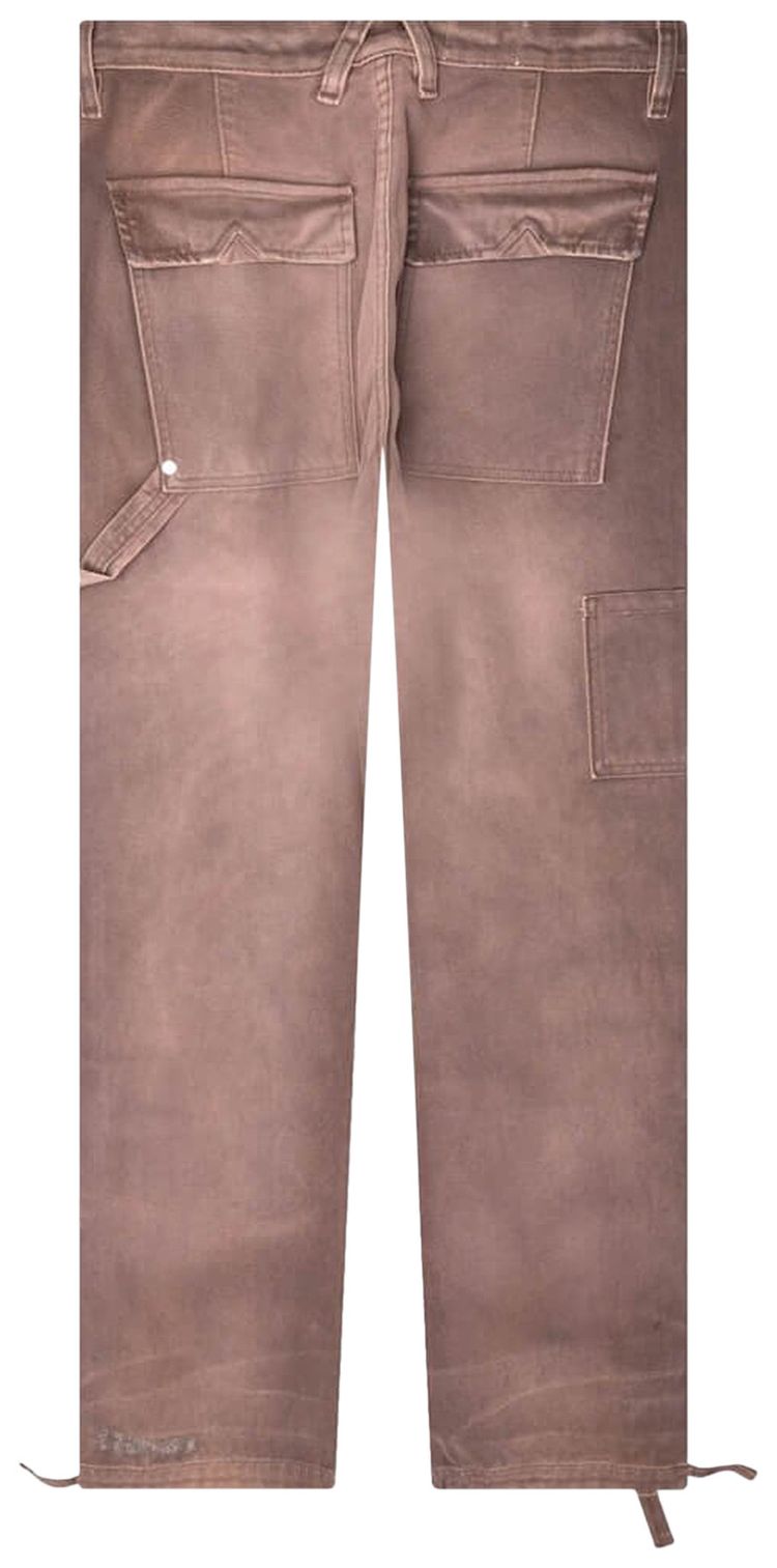 Rhude Reza Denim Double Knee Pant Espresso