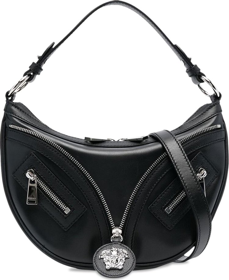 Versace Small Repeat Shoulder Bag 'Black Palladium'