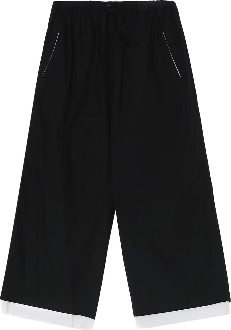 Yohji Yamamoto R Waist Sting Pants Black