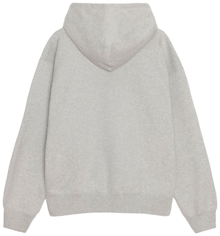 Stussy x Nike Pigment Dyed Fleece Zip Hoodie Grey Heather