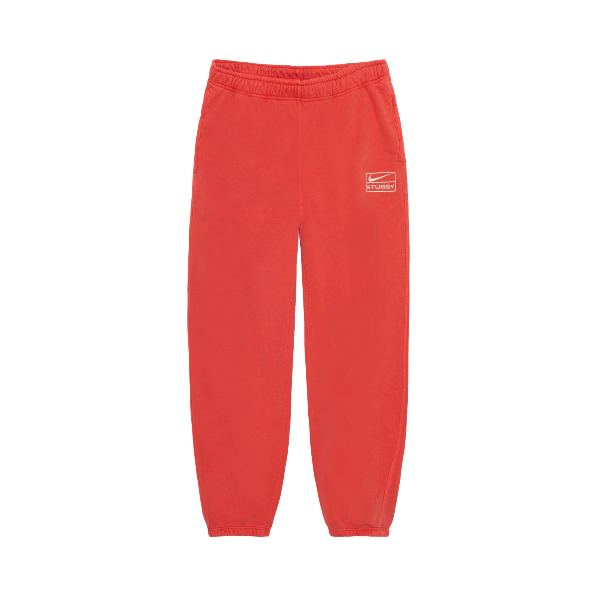 Buy Stussy x Nike Pigment Dyed Fleece Pant 'Habanero Red' - FJ9157642 HABA  | GOAT